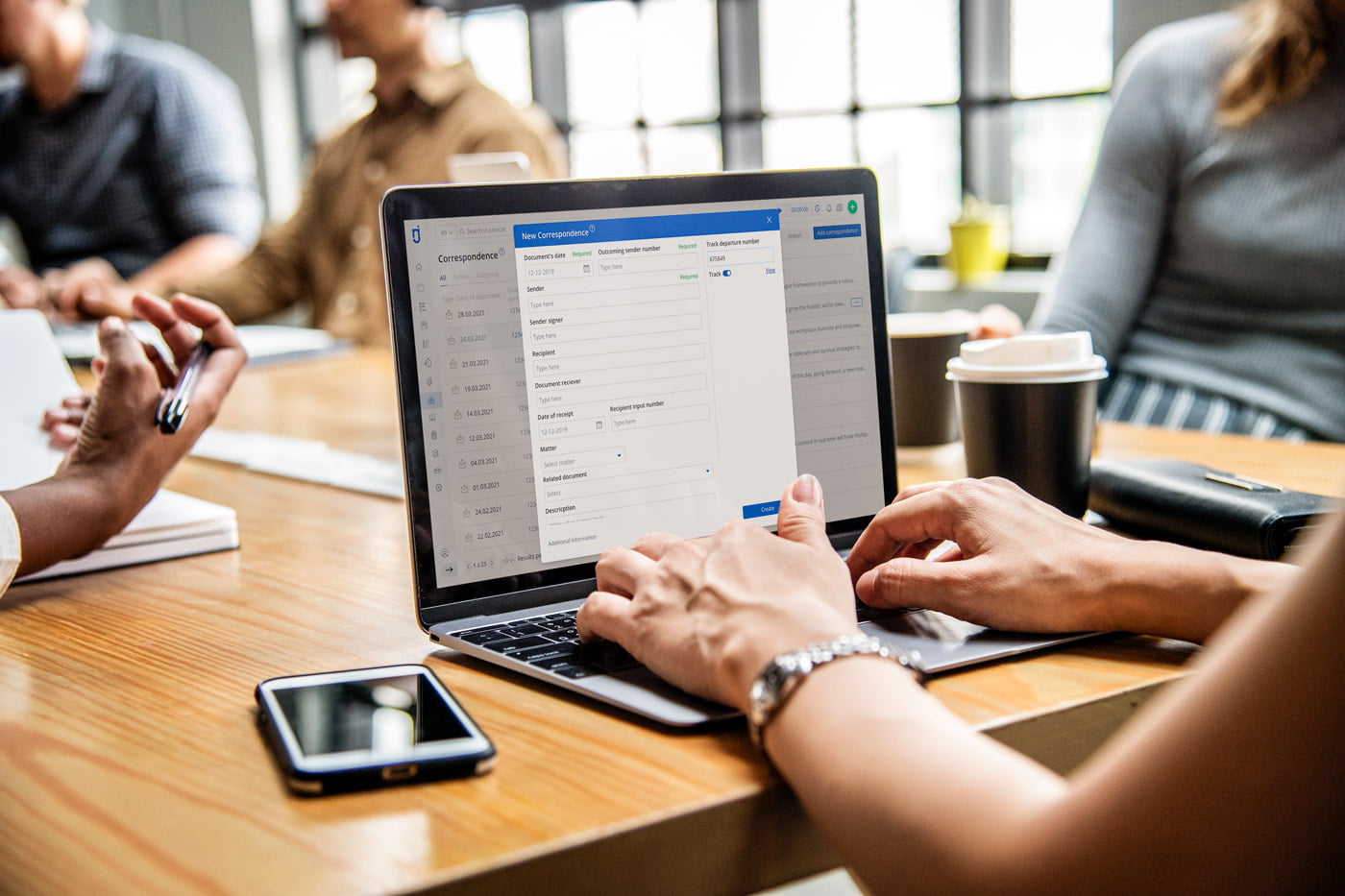 Working with correspondence